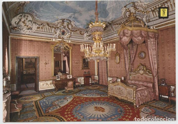 Postkarten: N&ordm; 95-MADRID. Palacio Real. Dormitorio Real. Sin circular. EDITORIAL PATRIMONIO NACIONAL