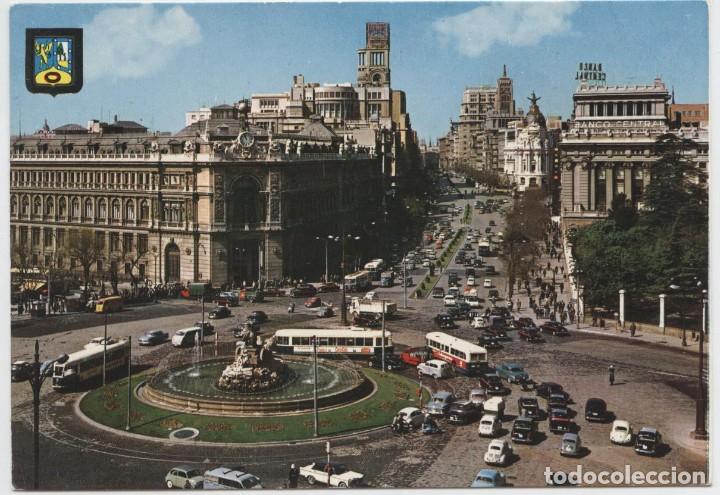 Postkarten: N&ordm; 76-MADRID. La Cibeles y Calle de Alcal&aacute;. Sin circular. ED. DOM&Iacute;NGUEZ