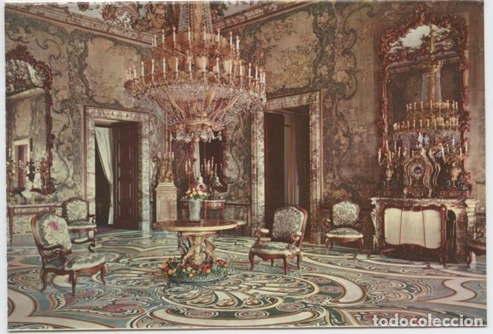 Postkarten: N&ordm; 21-MADRID. Palacio Real. Sal&oacute;n de Gasparini. Sin circular. EDITORIAL PATRIMONIO NACIONAL