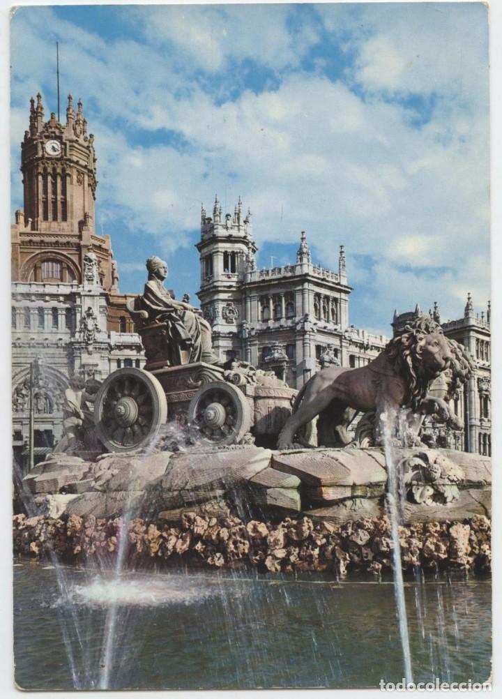 Postkarten: N&ordm; 1001-MADRID. Cibeles y el Palacio de Comunicaciones. ED. J. L. GALLEGOS