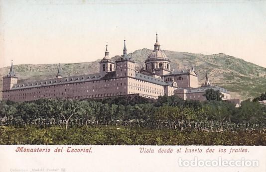 Postales: Monasterio del Escorial. Vista desde el huerto des los frailes Purger & co 3716