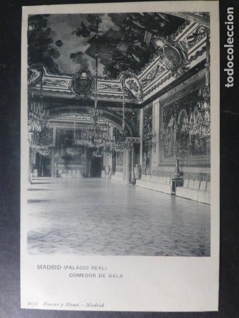 Postales: MADRID PALACIO REAL COMEDOR DE GALA - Foto 1