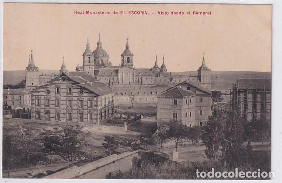Postkarten: Real Monasterio de EL ESCORIAL Visto desde el Romeral.