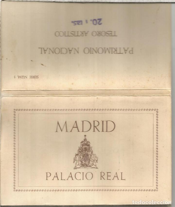 Postales: MADRID BLOCK DE POSTALES PALACIO REAL - Foto 1
