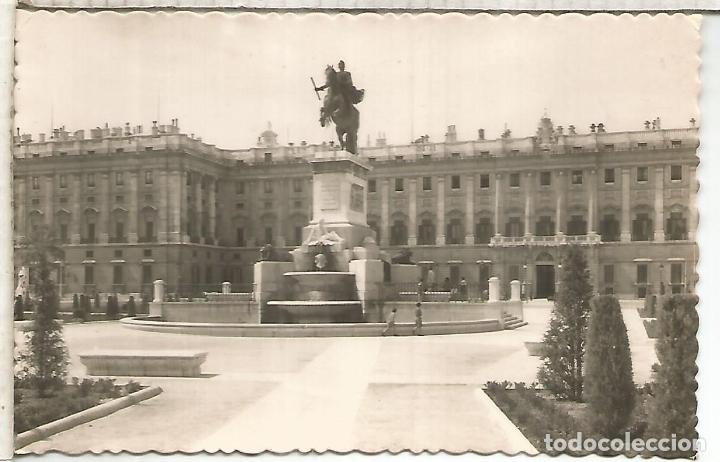 Postales: MADRID PALACIO REAL ESCRITA - Foto 1