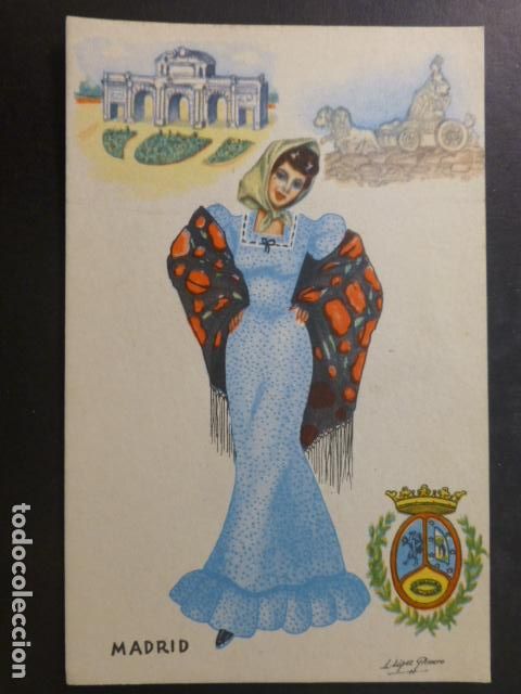 Postales: MADRID MUJER MADRILE&Ntilde;A - Foto 1