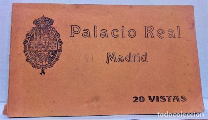 Postkarten: &Aacute;LBUM 20 VISTAS PALACIO REAL DE MADRID.COMPLETO.ED.GRAFOS.MADRID.