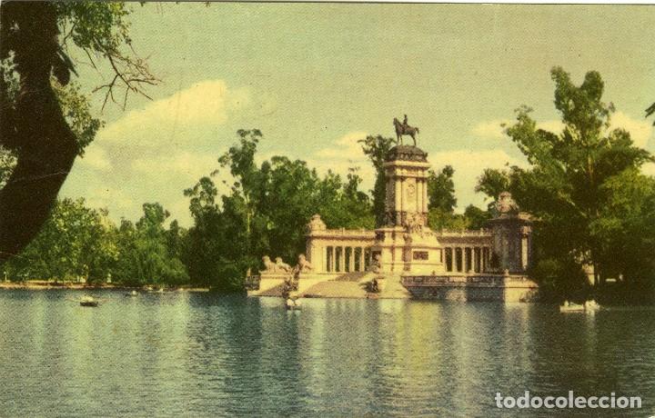 Postkarten: N&ordm; 84-MADRID. El Retiro. Estatua de Alfonso XII. Sin circular. ED. MAYFE