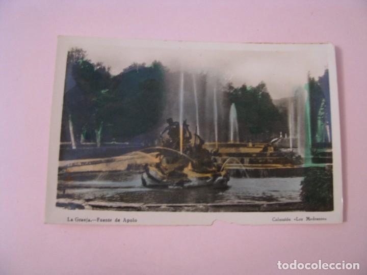 Cartes Postales: POSTAL FOTOGR&Aacute;FICA COLOREADA DE LA GRANJA. FUENTE DE APOLO. COLECCI&Oacute;N LOS MEDRANOS.
