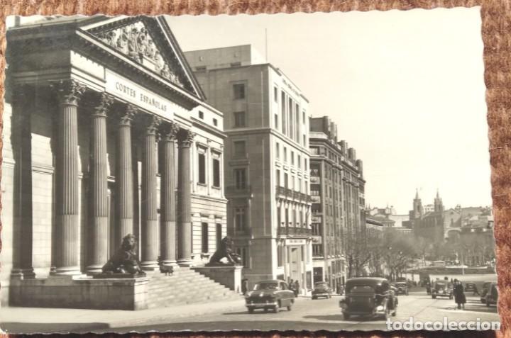 Postales: MADRID - PALACIO DE LAS CORTES ESPA&Ntilde;OLAS - Foto 1