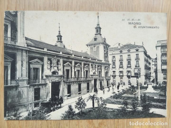 Postales: MADRID - EL AYUNTAMIENTO - Foto 1