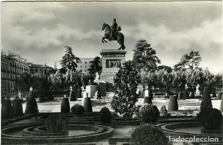 Postais: N&ordm; 47-MADRID. Plaza de Oriente. Monumento a Felipe IV. Sin circular. ED. POSTALES BEA