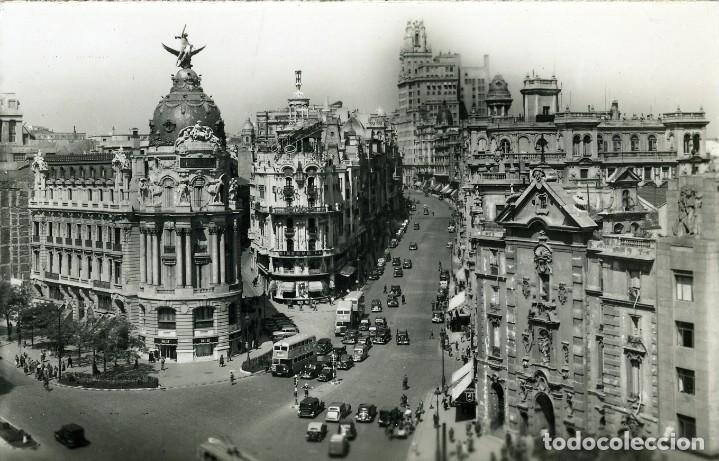 Postkarten: N&ordm; 76-MADRID. Calle de Alcal&aacute; y Gran V&iacute;a. Sin circular. ED. POSTALES BEA