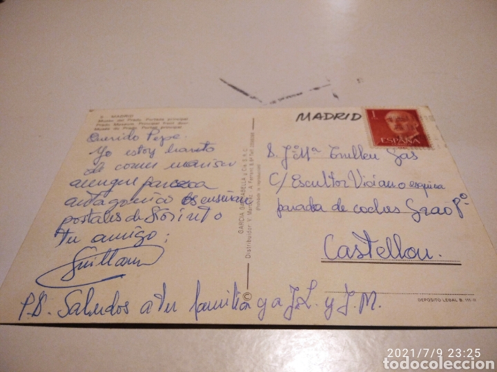 Postales: Postal museo del Prado Madrid - Foto 2