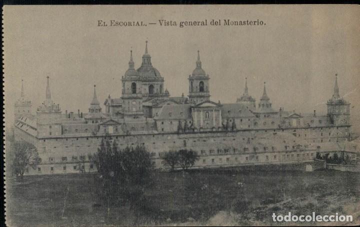 Postcards: El Escorial. Vista general del Monasterio. / Fototipia J. Roig