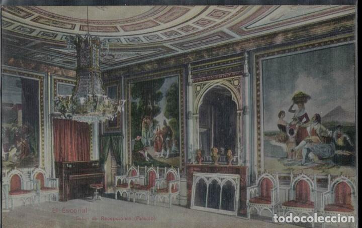 Postcards: El Escorial. Sal&oacute;n de Recepciones. Palacio. / Foto Moreno. Hotel Miranda
