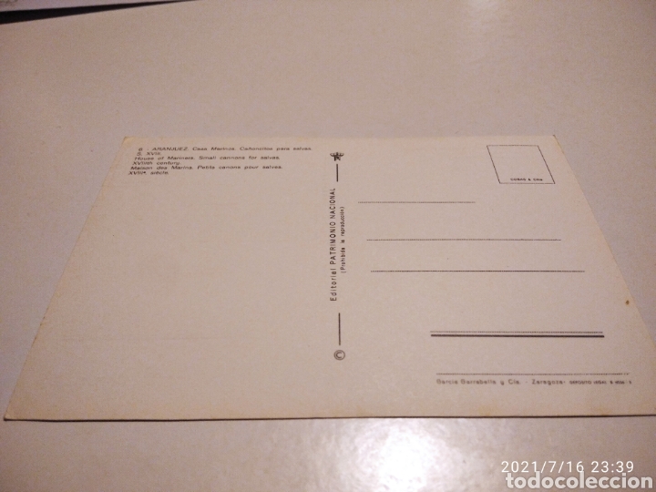Postales: Postal Aranjuez Casa Marinos - Foto 2
