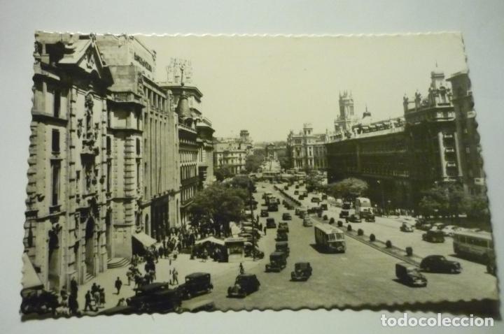 Cartoline: postal madrid.-calle alcala escrita cm