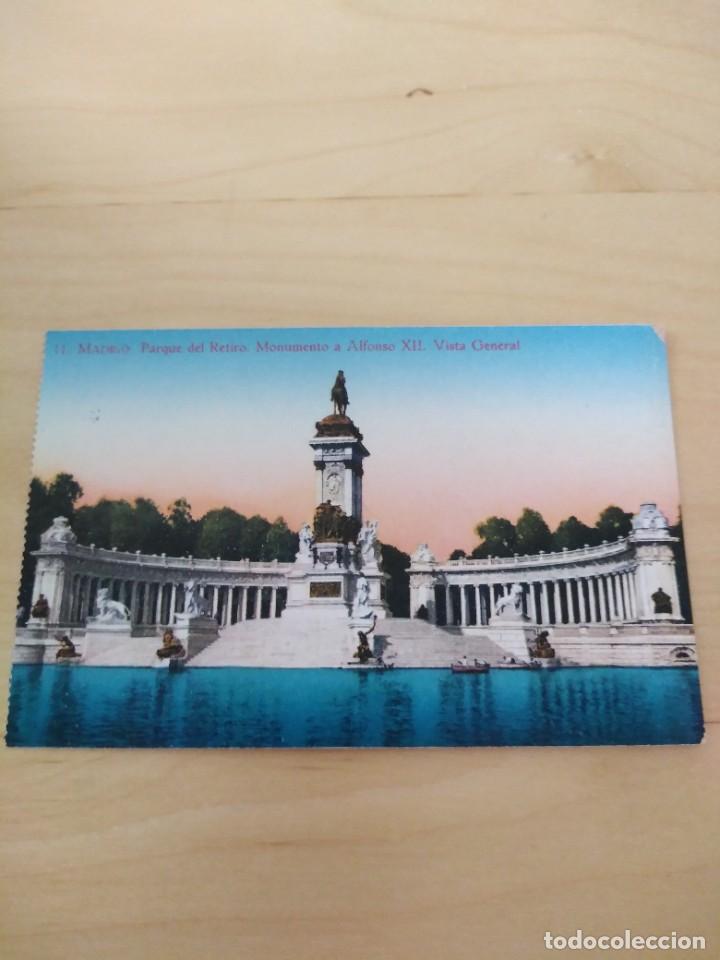 Postales: Madrid. Parque del Retiro - Foto 1