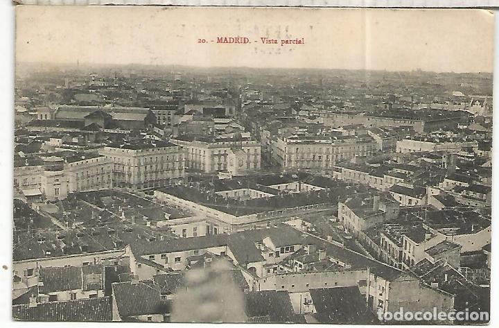 Postales: MADRID VISTA ESCRITA - Foto 1