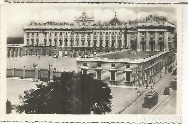 Postales: MADRID PALACIO REAL ESCRITA - Foto 1