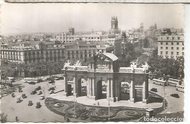 Postales: MADRID PUERTA DE ALCALA ESCRITA - Foto 1