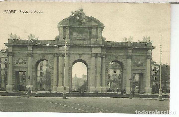 Postales: MADRID PUERTA DE ALCALA ESCRITA - Foto 1