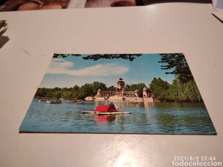 Postales: Postal estanque del retiro Madrid - Foto 1