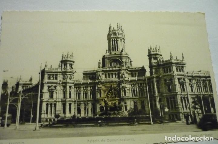 Postales: postal madrid palacio comunicaciones ..circulada cm - Foto 1