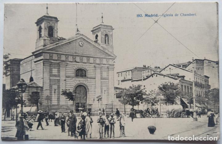 Postales: MADRID IGLESIA CHAMBERI SIN CIRCULAR - Foto 1