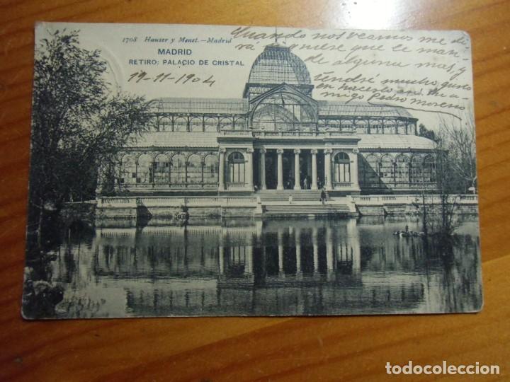 Postales: MADRID.POSTAL CIRCULADA INTERIOR 19/11/1904.EDIC. HAUSER Y MENET N&ordm; 1708