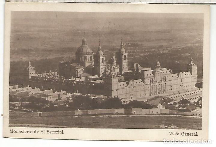 Postales: MADRID ESCORIAL ESCRITA - Foto 1