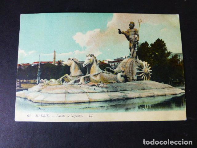 Postales: MADRID FUENTE DE NEPTUNO - Foto 1