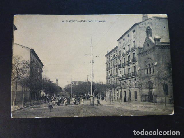 Postales: MADRID CALLE DE LA PRINCESA - Foto 1