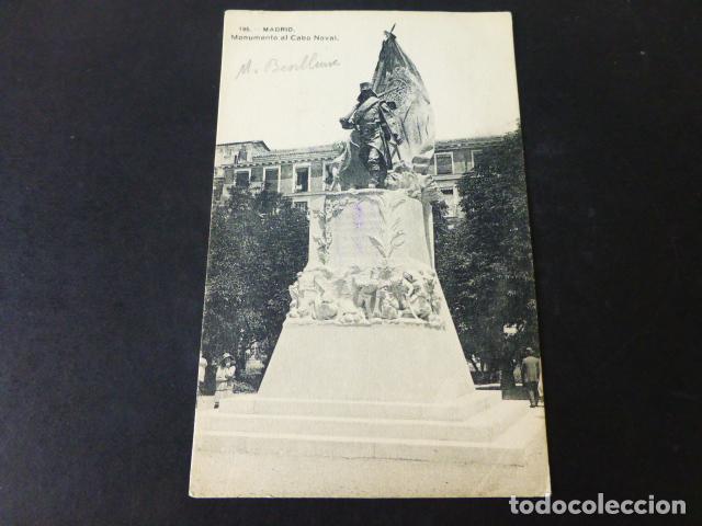 Postales: MADRID MONUMENTO AL CABO NOVAL - Foto 1