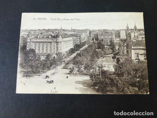Postales: MADRID HOTEL RITZ Y MUSEO DEL PRADO - Foto 1