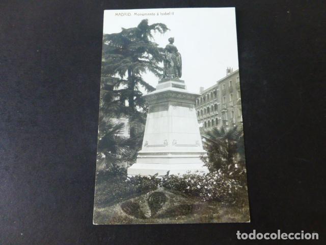 Postales: MADRID MONUMENTO A ISABEL II - Foto 1