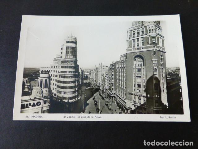 Postales: MADRID EL CAPITOL EL CINE DE LA PRENSA - Foto 1