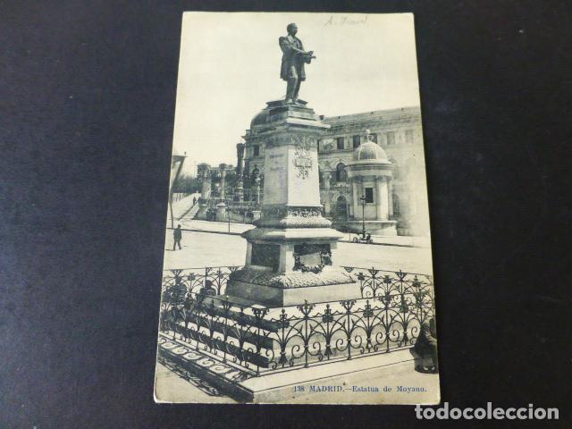 Postales: MADRID ESTATUA DE MOYANO - Foto 1
