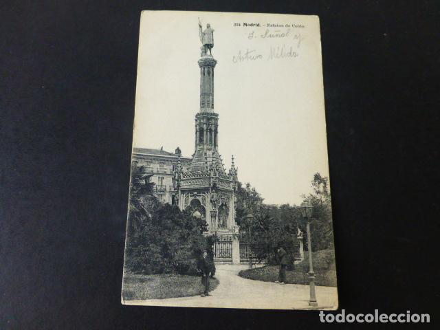 Postales: MADRID ESTATUA DE COLON - Foto 1