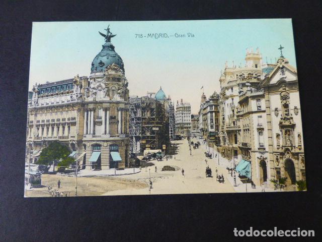 Postales: MADRID GRAN VIA - Foto 1