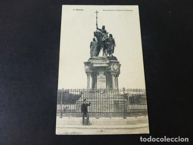 Postales: MADRID MONUMENTO A ISABEL LA CATOLICA - Foto 1