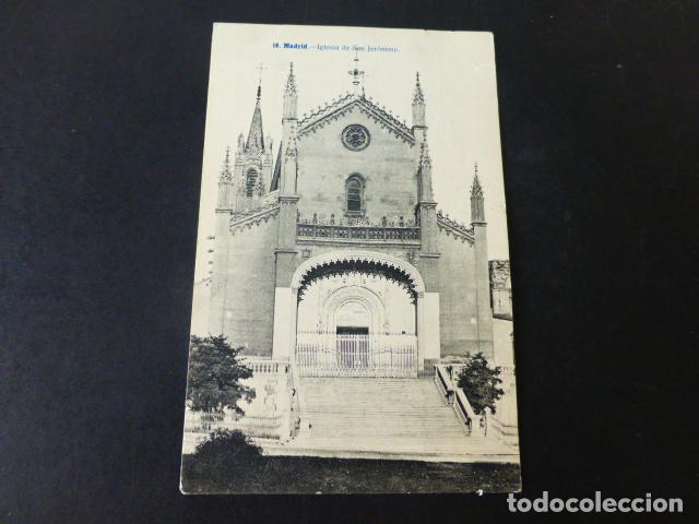 Postales: MADRID IGLESIA DE SAN JERONIMO - Foto 1