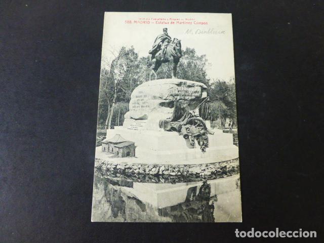 Postales: MADRID ESTATUA DE MARTINEZ CAMPOS - Foto 1