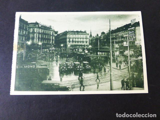 Postales: MADRID DE NOCHE PUERTA DEL SOL - Foto 1