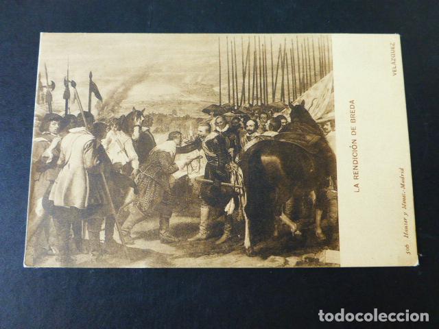Postales: MADRID MUSEO DEL PRADO LA RENDICION DE BREDA - Foto 1