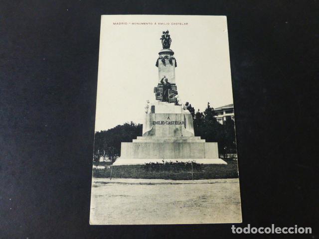 Postales: MADRID MONUMENTO A EMILIO CASTELAR - Foto 1