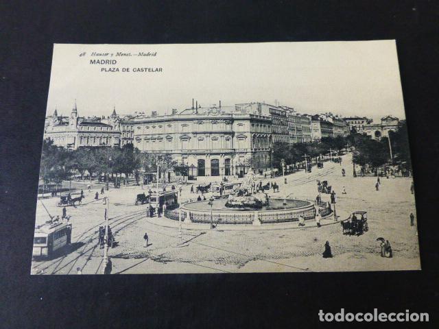 Postales: MADRID PLAZA DE CASTELAR - Foto 1