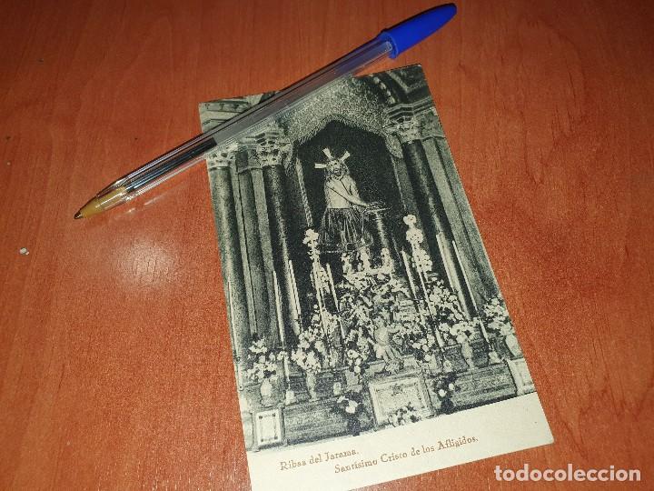 Postkarten: Cristo de los afligidos, ribas del jarama, sin circular, 12 x 9 cm.