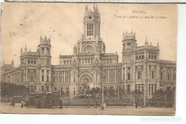 Postales: MADRID CASA DE CORREOS ESCRITA - Foto 1